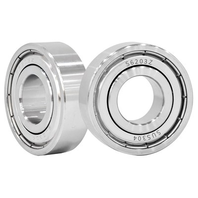 耐腐蚀304不锈钢轴承S6200 6201 6202 6203 6204 6205 6206 6207Z