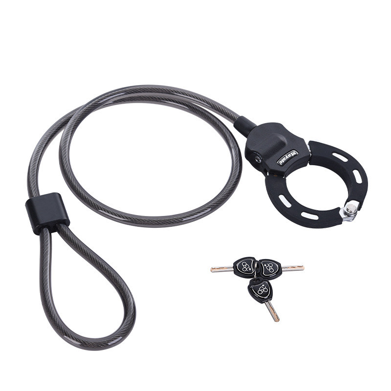 温州MAYATE玛娅特高端手铐锁摩托车锁防盗钢缆绳索TYTA006F