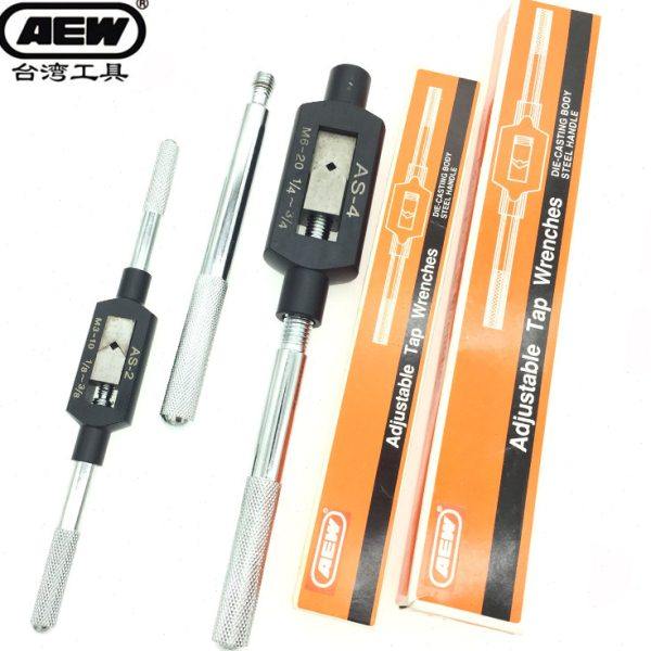 原装台湾进口AEW直式丝锥扳手 丝攻扳手 手用绞手AS-1 2 3 4 5