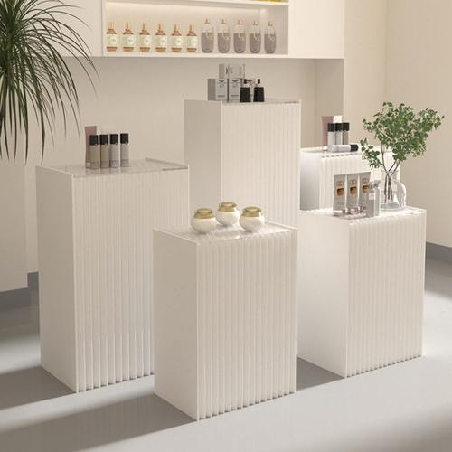 方形展台展示架商用立柱展示台底座橱窗展览厅摆件中岛柱地台道具