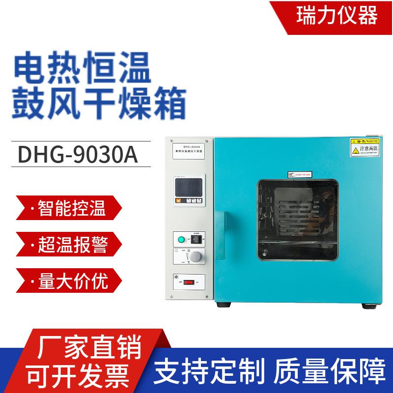 瑞力仪器厂家直销电热恒温数显鼓风干燥箱DHG9030A不锈钢干燥箱