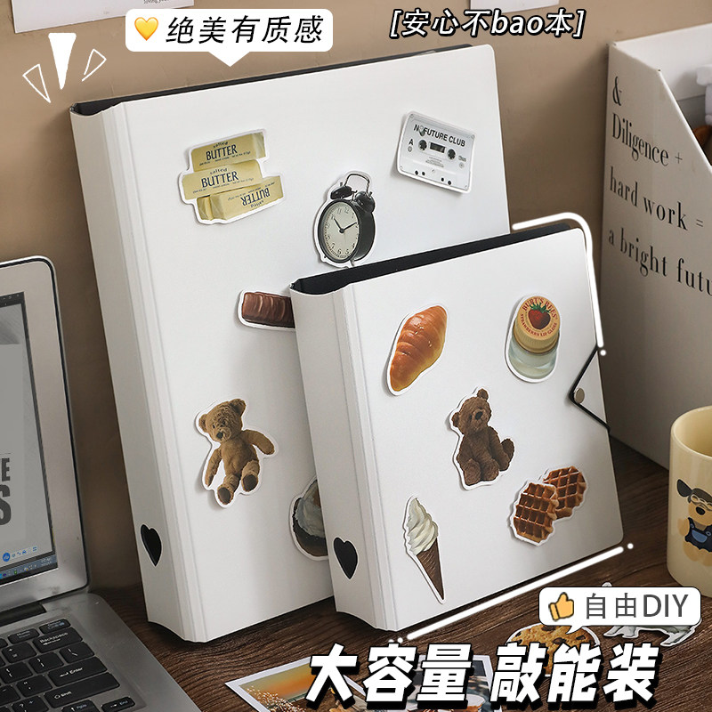 3寸拍立得照片相册本大容量家庭 四九宫格卡册内页卡X片小卡收纳