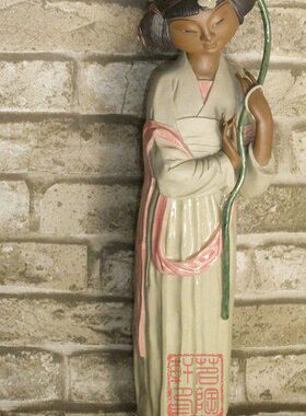 工艺品 陶瓷 石湾公仔 花样年华 美女