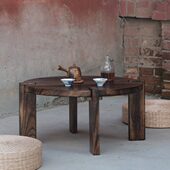 飘窗小桌子榻榻米茶几禅意小茶桌实木炕桌家用地桌小矮桌子侘寂风