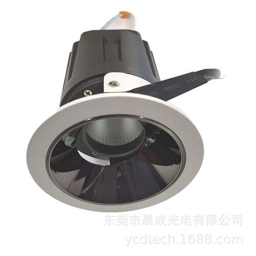 LED筒灯射灯酒店洗墙射灯 COB嵌入式天花灯深度防眩 开孔75mm95mm