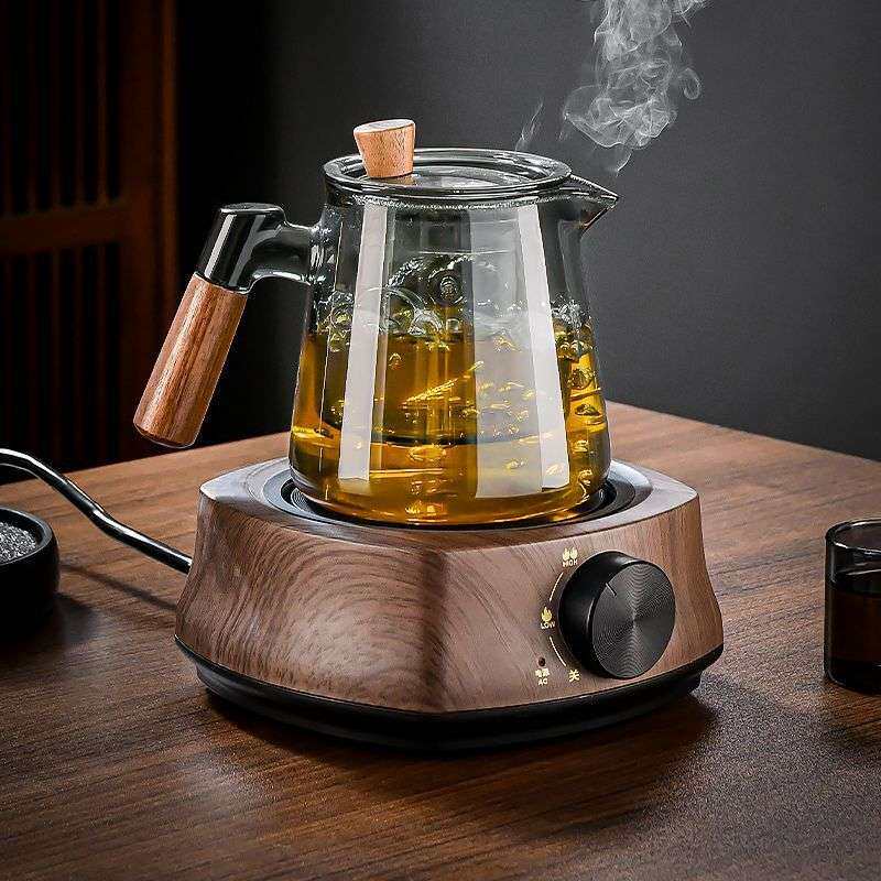 玻璃煮茶壶耐高温烧水泡茶壶茶杯电陶炉专用围炉煮茶器茶具套装