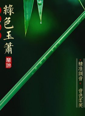 萧乐器玉萧树脂箫玉箫洞箫FG八孔通口短箫潇初学专业六孔反手古风