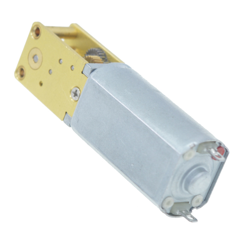 双轴蜗轮蜗杆1218-050减速马达 智能小车3V6V12V微型直流低速电机