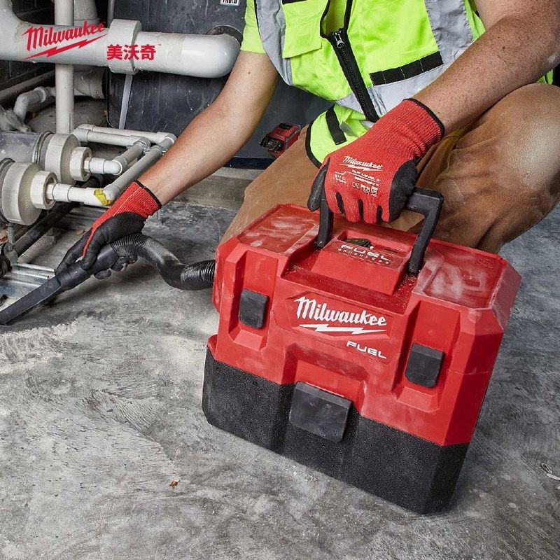 milwaukee米沃奇充电式干湿吸尘器除尘器12V大功率静音无绳大容量