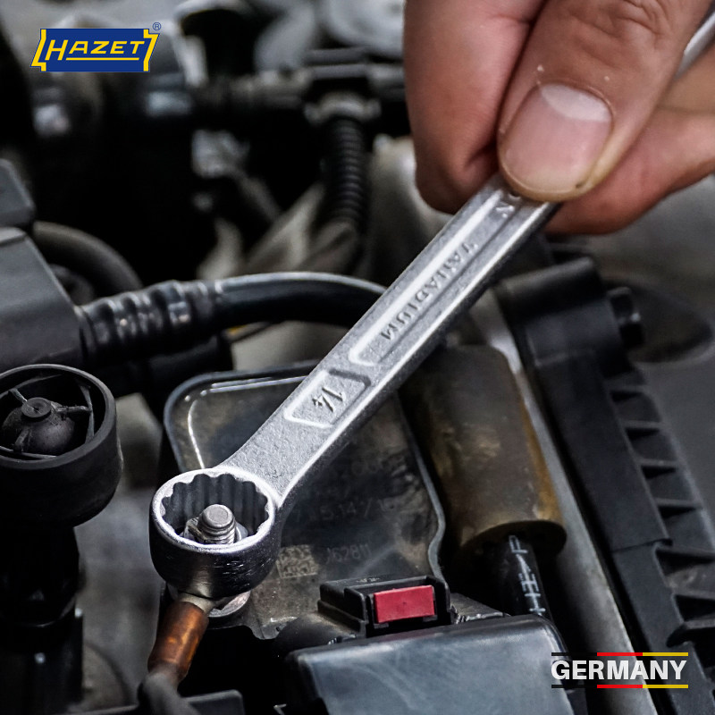 德国进口HAZET五金工具公制梅花开口两用扳手梅开扳手6mm-27mm