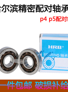 哈尔滨HRB精密轴承7201/7202/7203/7204/7205ACTA/P5DBA P4配对
