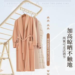 折叠晾凉衣架落地家阳台凉晒挂衣WXN婴架室内儿衣杆户外用晒被子