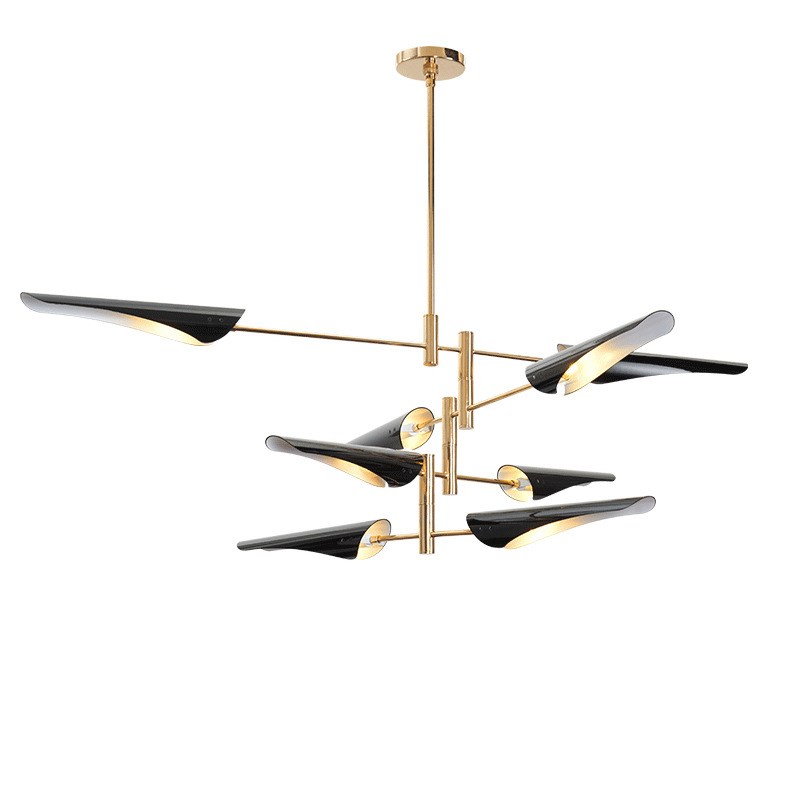 后现代 工业风吊灯o大气个性客厅创意艺术设计师餐厅斜口飞机灯