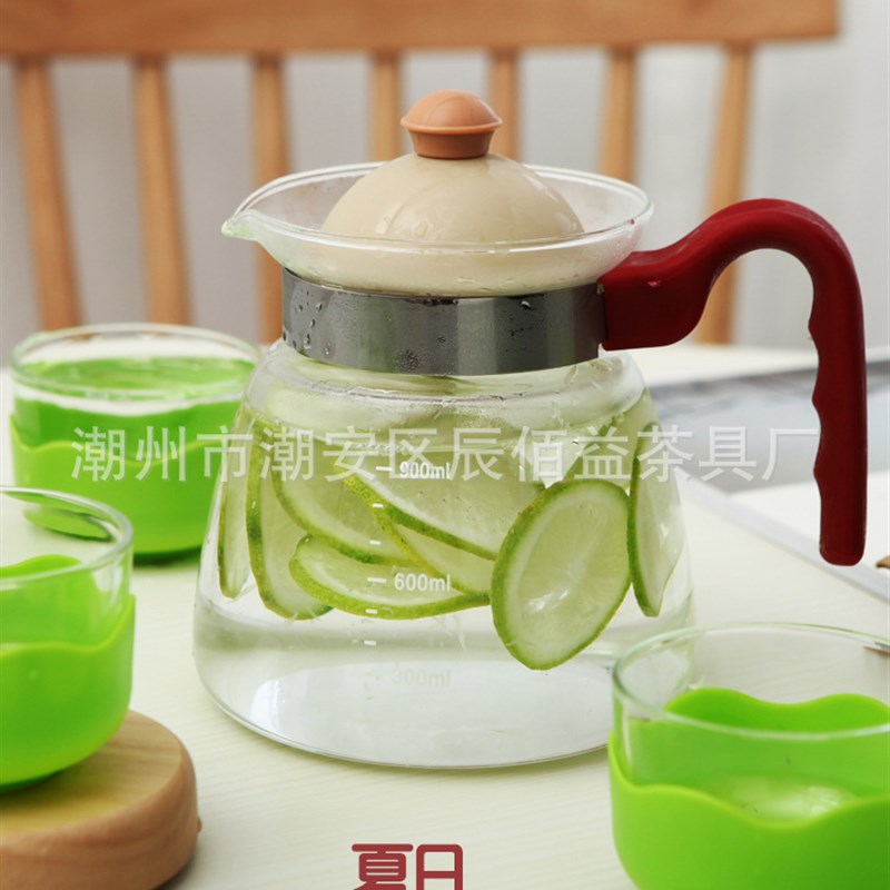 耐热玻璃泡c茶壶高硼硅煮水明火壶冷水壶花茶壶家居办公酒店用品