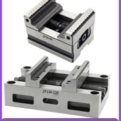 高精度四轴五轴自定心虎钳螺杆式 精密夹具钳口可拆卸加工中心台钳