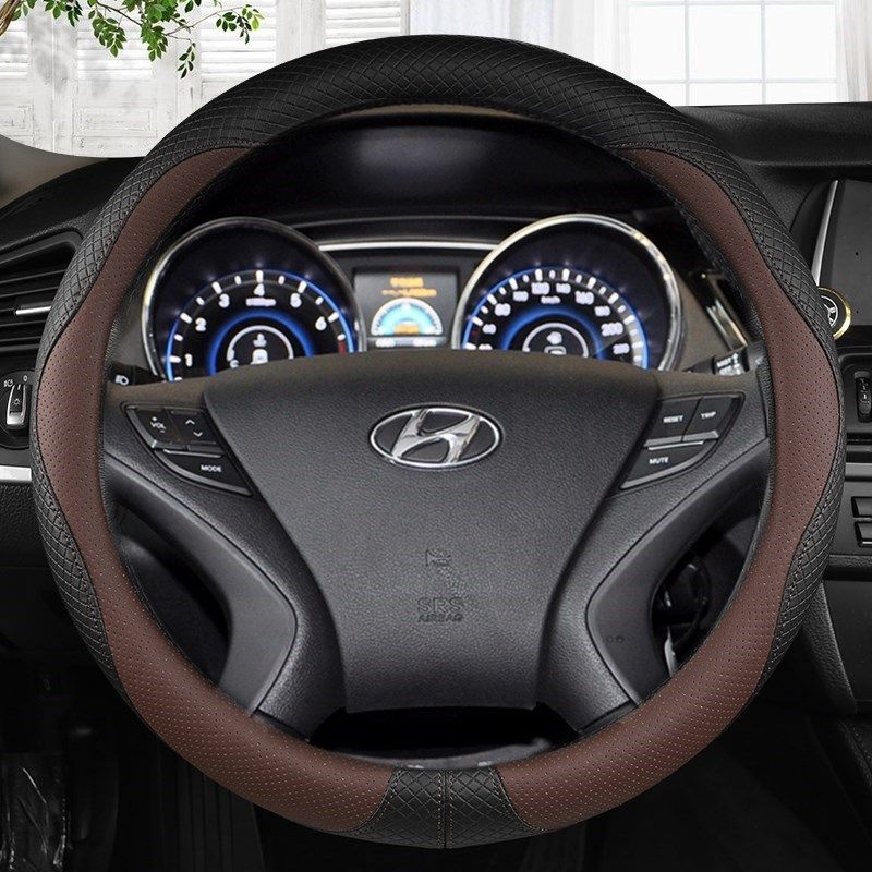 现代索纳塔八方向盘套q索8朗动悦动途胜专用皮革把套春夏秋冬四季