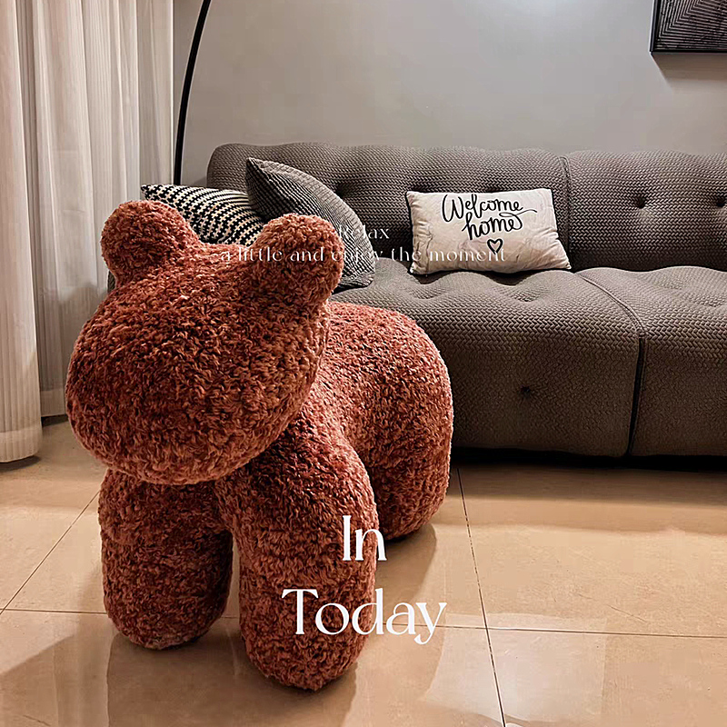 网红小马椅子动物造型座椅儿童沙发客厅装饰大摆件落地乔迁送礼物