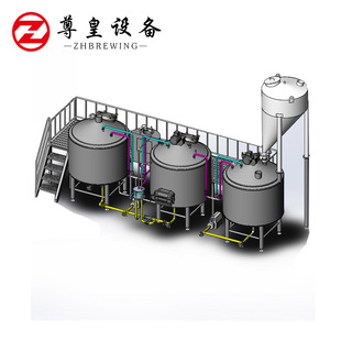 糖化锅 过滤槽 煮沸旋沉槽 三器精酿啤酒糖化系统自酿发酵发酵罐