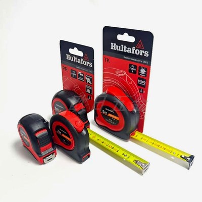 Hultafors耐摔公制钢卷尺TK3M 5M抗冲击钢尺专业量尺精确测量工具