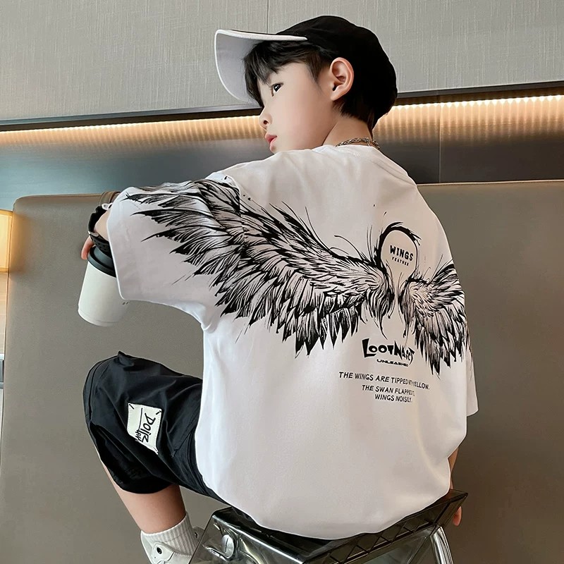 男童夏季短袖时髦两件套2026新款
