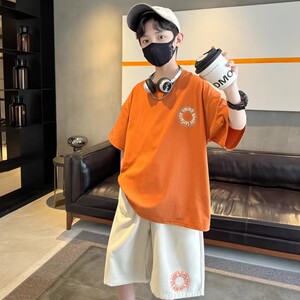 男童夏季薄款短袖运动两件套