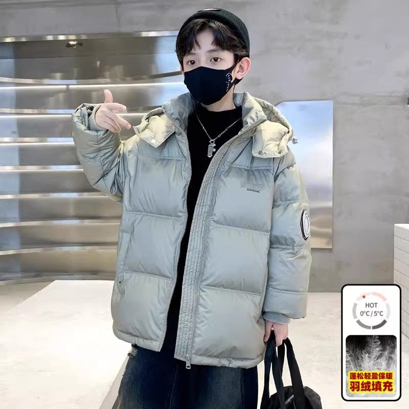 男童羽绒服百搭加厚保暖免洗外套