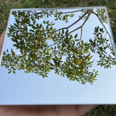 定制树脂小镜子亚克力镜 无框方形圆角镜学生物理实验潜望镜镜片