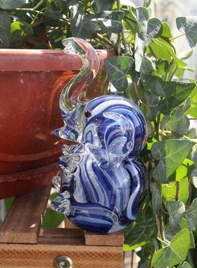 北欧风格玻璃大象手工琉璃艺术品家居装饰动物摆件创意吉象小礼物