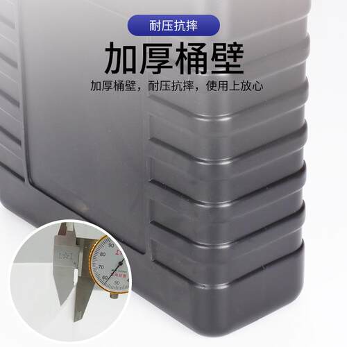 厂家直销5L油墨桶5公斤双口塑料桶5升油墨机配件桶化工扁罐塑料罐