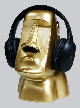 复活岛石人像纸巾抽 moai复活节石像人造型纸抽 摩艾鼻子款纸巾盒