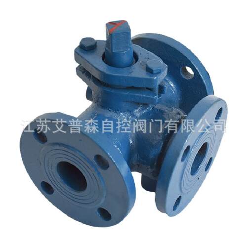 BX44W-16C 沥青专用铸钢法兰保温三通/二通旋塞阀DN50 65 80 100