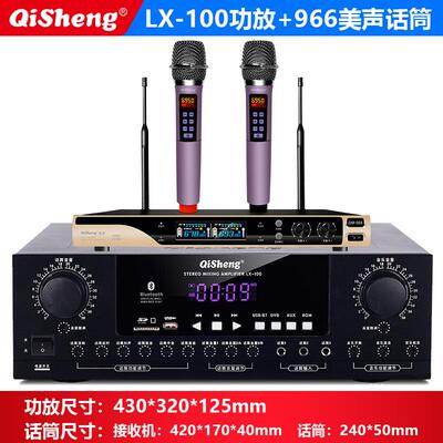 Qisheng/奇声 LX-100家庭大功率专业KTV卡包功放重低音家用功放机