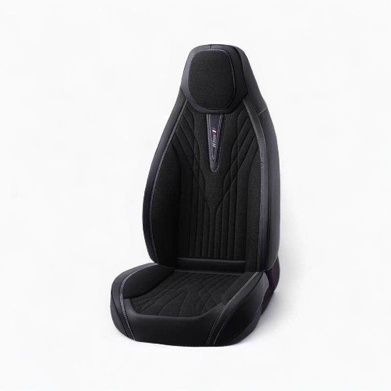 新款亚麻汽车坐垫新能源运动坐垫连帽款9D全包围五座通用坐垫车垫