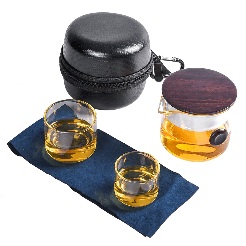 旅行茶具套装便携式包一壶两二四杯快客杯陶瓷功夫户外随身泡茶壶