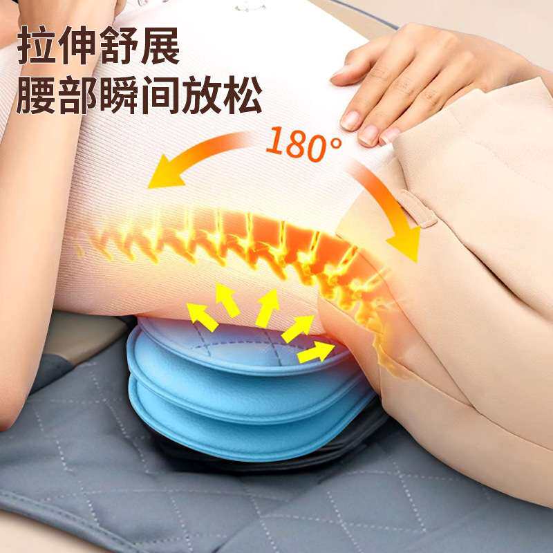 气囊颈椎按摩器颈部腰部背部全身多功能按摩垫家用躺椅电动床垫