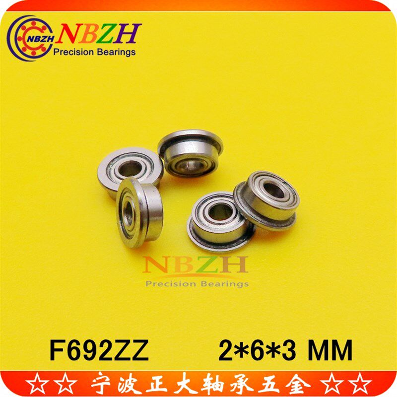 不锈钢法兰杯士轴承 SF692 F692ZZ DDRF-620 LF620Z 2*6*3 mm