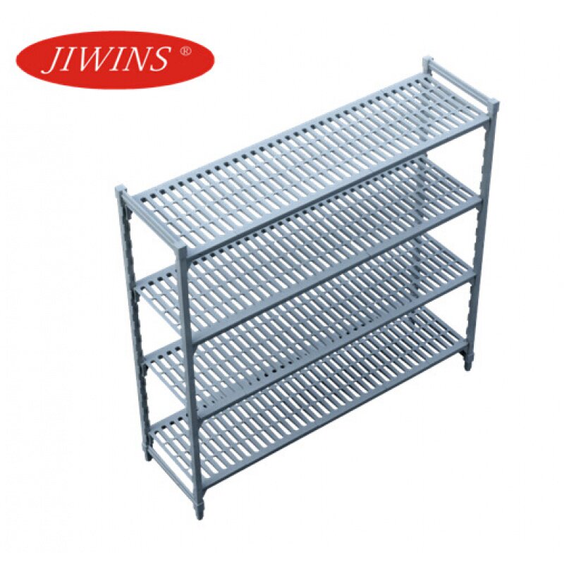 JIWINS货架仓库货架厨房货架塑料层架环保杂物多层架多层仓库货架