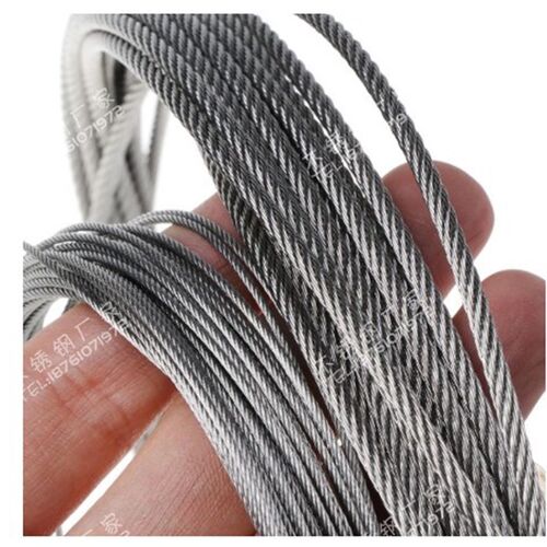正宗304不锈钢软细钢丝绳1.5mm2.5mm3mm4mm5-6mm8mm10mm晾衣架绳
