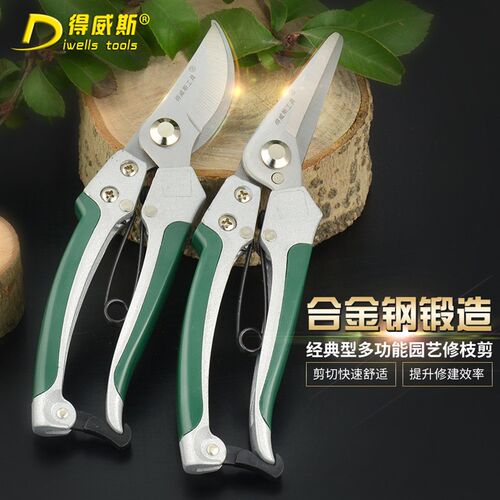 得威斯园艺剪刀8寸树枝剪刀果枝剪园林剪刀园丁剪修花剪修枝剪刀