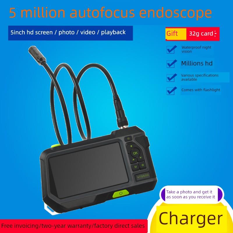 nts5亿高清工业内窥镜5英寸平板自动对焦双镜头检测