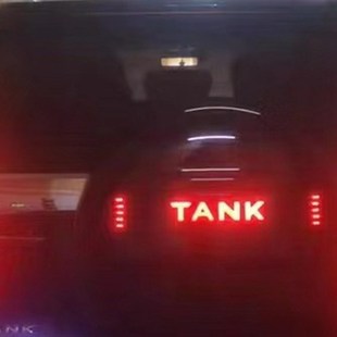 适用坦克500备胎罩灯流光灯TANKhi4车标灯改装专用尾门字母装饰灯