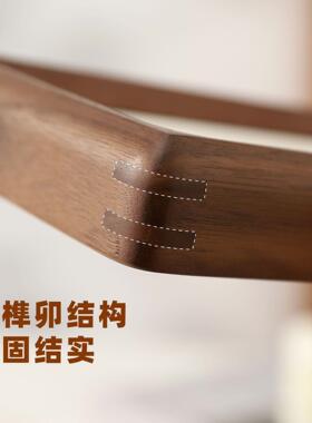 实木相框圆角榫卯三联宫格摆台画框新中式照片相片情侣结婚婚纱照