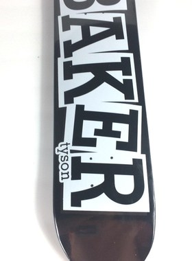 baker字母双翘滑板版面8.0~8.5英寸滑板7层加枫深脚窝弹性板面