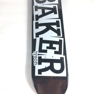 baker字母双翘滑板版 8.5英寸滑板7层加枫深脚窝弹性板面 面8.0