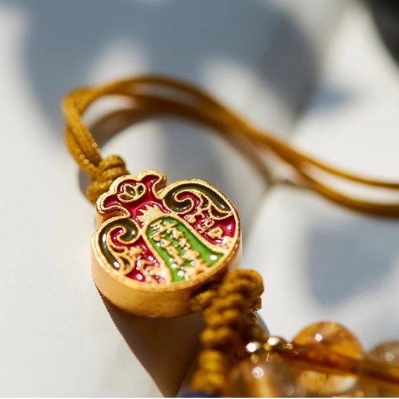 女式黄水晶手机链小众手机挂绳黄水晶钱袋吊坠挂饰民族风,节庆用品/礼品,挂饰/生肖挂饰,淘宝优惠券,粉丝福利购,淘宝优惠卷