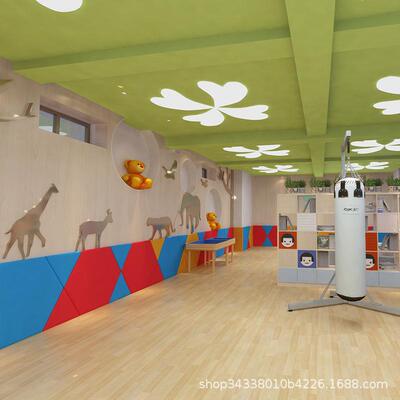 幼儿园宣泄室墙面软包保温墙纸背景墙软包儿童房卧室防撞环保墙贴