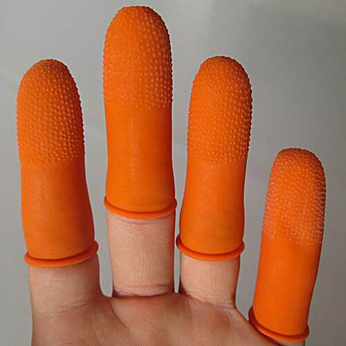 防水 防滑 手指套 玉雕 打磨雕刻 琥珀 保护手指的工具 DIY