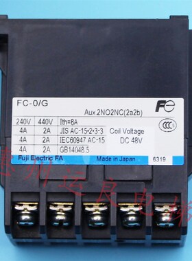 日立电梯10TA接触器FC-0电压DC48V2A2B直流接触器FC-O富士接触器