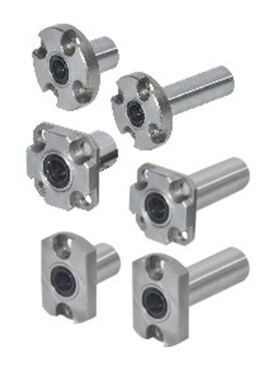 紧凑型引导式带法兰直线轴承LML/LMJ/53/63/73-d8/d10/d12/d16