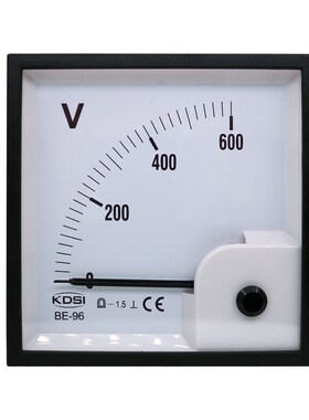 KDSI供应直流电压表BE-96 DC600V指针式电表 测量精度1.5级